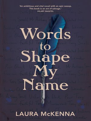 cover image of Words to Shape My Name